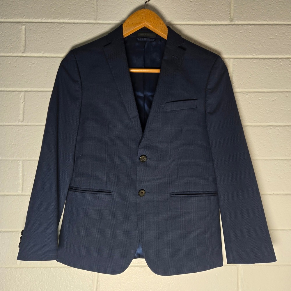 Ralph Lauren Suit Jacket Small Plaid Blazer Two Button Career Office Siren